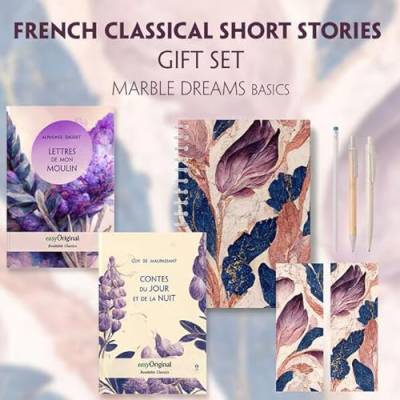 French Classical Short Stories (with audio-online) Readable Classics Geschenkset + Marmorträume Schreibset Basics: Unabridged French Edition with ... Readable Classics: French Edition) von EasyOriginal Verlag